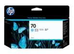 Hp Cartuccia Inchiostro Ciano Chiaro 70 - 130 Ml - Inchiostro A Base Di Pigmento - 130 Ml - 1 Pz