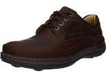 Clarks Scarpe Uomo Scarpe Basse Stringate Nature Three Mogano, Numero Di Scarpe: 44,5