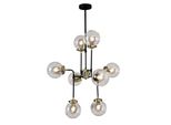 Italux Odelia Lampadario A Led In Bronzo Industriale Antico V1009-8