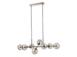 Lampadario Industriale In Ottone Italux Erimida PND-2244-8A-GD