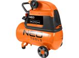 Neo Tools Compressore, Compressore D'aria Da 50 Litri, Pressione Massima 8 Bar, 1050 W, 169 L/Min. Pressione 8 Bar, 1050 W, 169 L/Min