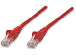 Intellinet 342131 Intellinet Patchkabel RJ45 U/Utp Cat6 0.50M Hebelschutz Rot