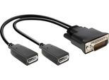 Delock 65354 Delock Dms Kabel DMS-59 -> 2X Displayport St\Bu 0.25M