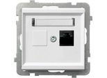 Presa Di Corrente Per Computer A 1 Canale, Cat. 5E Mmc Bianco Ospel Sonata Gpk-1R/K/M/00