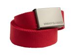 Urban Classics TB305 | Cinture In Tela Taglia Unica - Colore: Rosso - Taglia: Taglia Unica