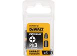 Dewalt Torsion Bit Schlagf. Ph3 25Mm 5Stk