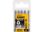 Dewalt Torsion Bit Schlagf. Ph3 50Mm 5Stk