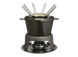 Masterclass Set Per Fonduta In Ghisa Nero