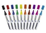 Legamaster TZ1 Pennarello Verde - 10 Pezzi - Verde - Verde - Bianco - Alluminio - Rotondo - 1,5 Mm (7-110004)