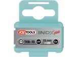 Ks Tools 1/4 Inox+ Bit Tx Con Foro, 25Mm, TB40, Confezione Da 5, 910.2365