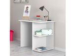 Vicco Scrivania Con Ripiani Simple, 82 X 60 Cm, Bianco