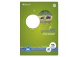 Ursus Green 040782025 Heft - LIN25, A4, 16 Blatt, 90 G/Qm, 9 Mm Liniert Mit Randlinien
