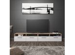 Vicco Mobile Tv Diego, 190 X 38 Cm, Sonoma
