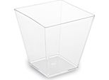 Bicchiere Per Finger Food Quadrato, Trasparente 5,0 X 5,0 X 4,5 Cm - 60 Ml [50 Pezzi]