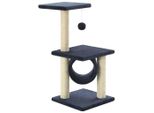 Vidaxl Tiragraffi Per Gatti In Sisal 65 Cm Blu Scuro