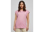 DáMské TričKo Urban Classics Ladies Extended Shoulder Tee Coolpink - Xl