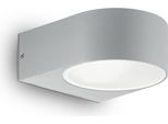 Applique Moderna Iko Metallo Grigio 1 Luce E27