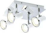 Rabalux 5500 Steve, GU10, 18W, 4000K, 1720Lm, Bianco, Bianco Neutro, 23X23Cm