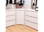 Vicco Credenza Ruben, 78 X 77 Cm, Bianco