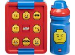 Lego 40580001 Borraccia Lego + Cestino Per Il Pranzo Lunch Set Iconic, Rosso/Blu
