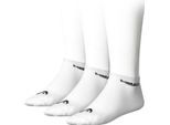 Head Socks Tennis 3P Sneaker Bianco/Nero 35-38
