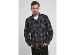 Brandit Checkshirt Schwarz-Anthrazit, S