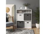 Vicco Libreria , 72 X 90.2 Cm 4 Scomparti, Bianco