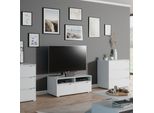 Vicco Mobile Tv Ruben, 100 X 42 Cm, Bianco