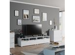 Vicco Mobile Tv Ruben, 200 X 42 Cm, Bianco