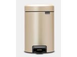 Cestino A Pedale Brabantia Newicon 3 Litri 3 L Round Champagne