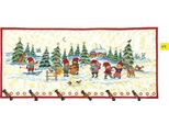 Eva Rosenstand Set Da Parete A Punto Croce "Calendario Dell'avvento, Elfi Nella Neve"", Schema Di Conteggio, 40X95Cm"
