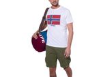 Napapijri - T-Shirt Uomo Con Stampa Bandiera - Taglia S