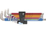 Wera Imperial Stainless 1 3950/9 - Set Di Chiavi A Esagono - 9 Pezzi - Con Supporto