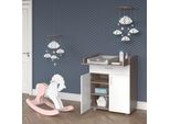 Vicco Fasciatoio Lena, 75 X 100 Cm, Bianco/Sonoma/Sonoma