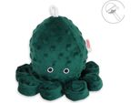 Polpo Coccoloso Per Bambini Con Sonaglio - Verde Bottiglia