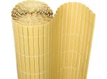 Jiubiaz Privacy Schermo Stuoia Pvc Privacy Schermo Giardino Privacy Recinzione Balcone Recinzione Frangivento Balcone Pannellatura Bambù 180X300Cm