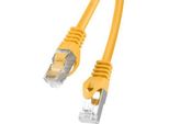 Lanberg PCF6-10CC-0025-Y, 0,25 M, Cat6, F/Utp (Ftp), RJ-45, Arancione