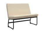 Vidaxl Panca Crema 100X75X76 Cm Tessuto