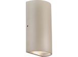 Nordlux Rold Lampada Da Parete Rotonda A Led Per Esterni, Variante: 160 X 90 Mm, Led, 350 Lm, 3000K, Sabbia