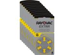 Rayovac 10X Extra Advanced Formato 10 - Blister Di 6 Batterie Per Apparecchi Acustici PR70 Yellow 24610 10AU-6XEMF