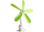 Dcg Eltronic VE1542 Ventilatore Verde, Bianco