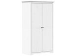 Vidaxl Armadio Bodo Bianco 99X53,5X173 Cm In Legno Di Pino Massiccio
