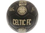 Celtic Fc - Pallone Da Calcio "Phantom"" Con Firme TA11449 (5) (Nero/Oro)"