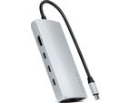 Satechi ST-P8KES Replicatore Di Porte E Docking Station Per Laptop Cablato Usb 3.2 Gen 1 (3.1 Gen 1) Type-C Argento