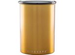 Airscape Edelstahl-AromabehäLter Mittel, Kaffeedose, Aufbewahrungdose, Edelstahl, Kupfer GebüRstet, AS2707