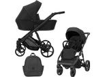 Passeggino Kunert Arizo 2In1 In Nero - Leggero, Elegante E Versatile Per Ogni Stagione