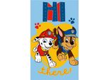 Carbotex Compatibile Con L'asciugamano Per Bambini Paw Patrol 30 X 50 Cm Vari Disegni (Blu PAW234001-R35)