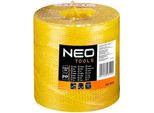 Neo Tools Corda In Polipropilene 2000 M Corda In Polipropilene Per Esterni Corda In Pp Intrecciata Corda Tessile Corda Di Lenza Corda Da Ormeggio Corda In Plastica Corda In Polipropilene Intrecciata - 2000 M