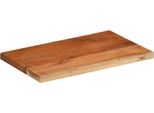 Piano Del Tavolo 50X40X3,8 Cm Rettangolare In Legno Massiccio Di Acacia