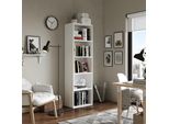 Vicco Scaffale Bob, 40 X 132 Cm Con 5 Scomparti, Bianco